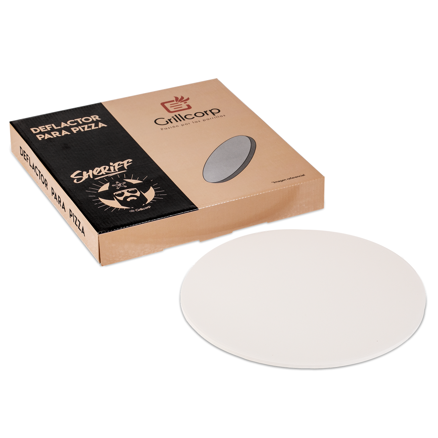 Piedra para pizza de parrilla Sheriff