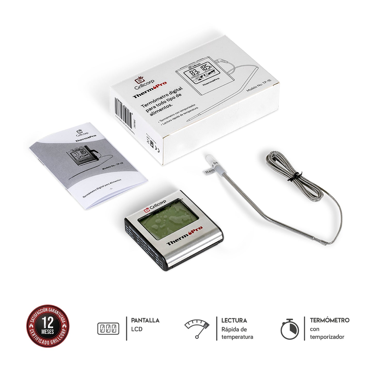 Termómetro una sonda TP16