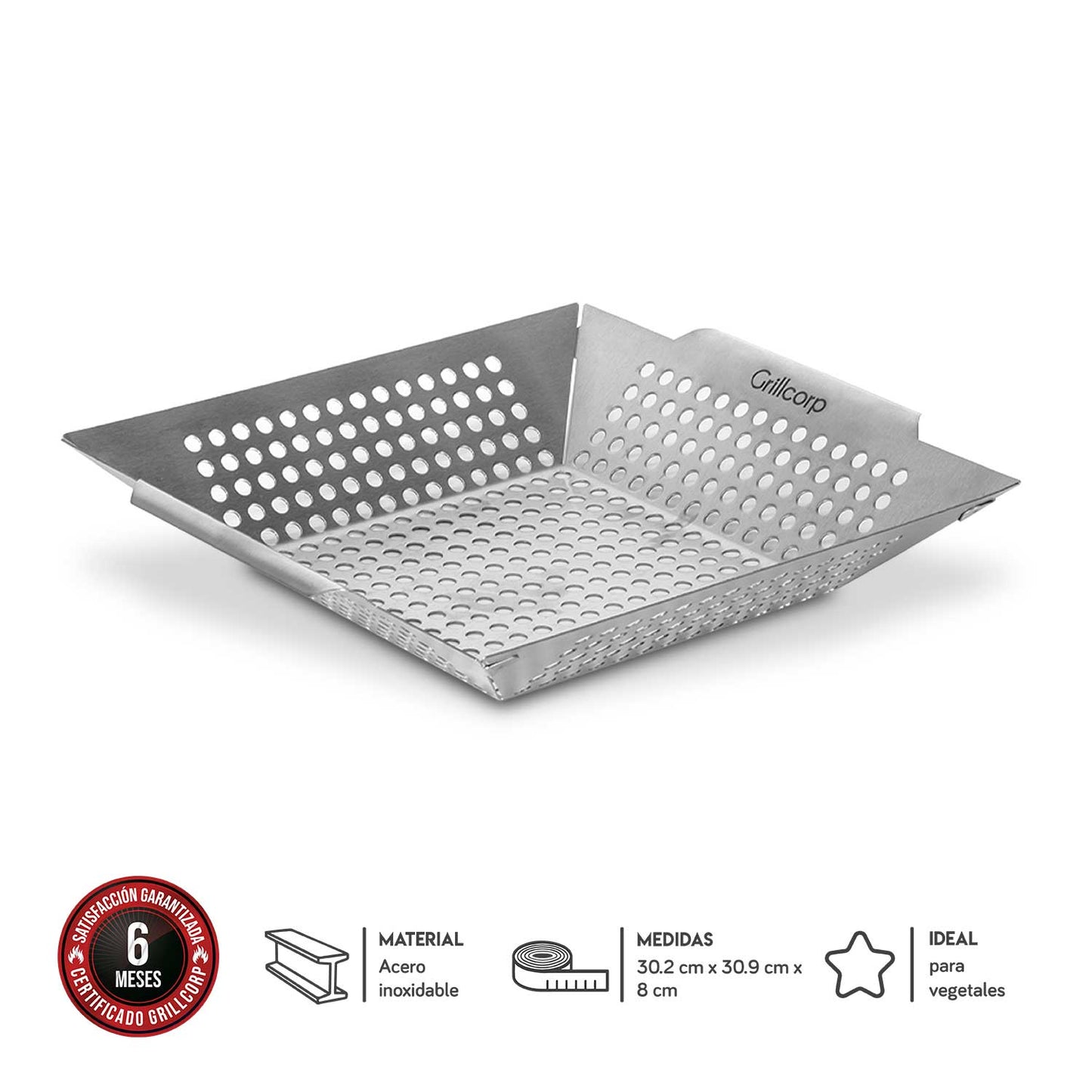 Rack para Vegetales de Acero Inoxidable