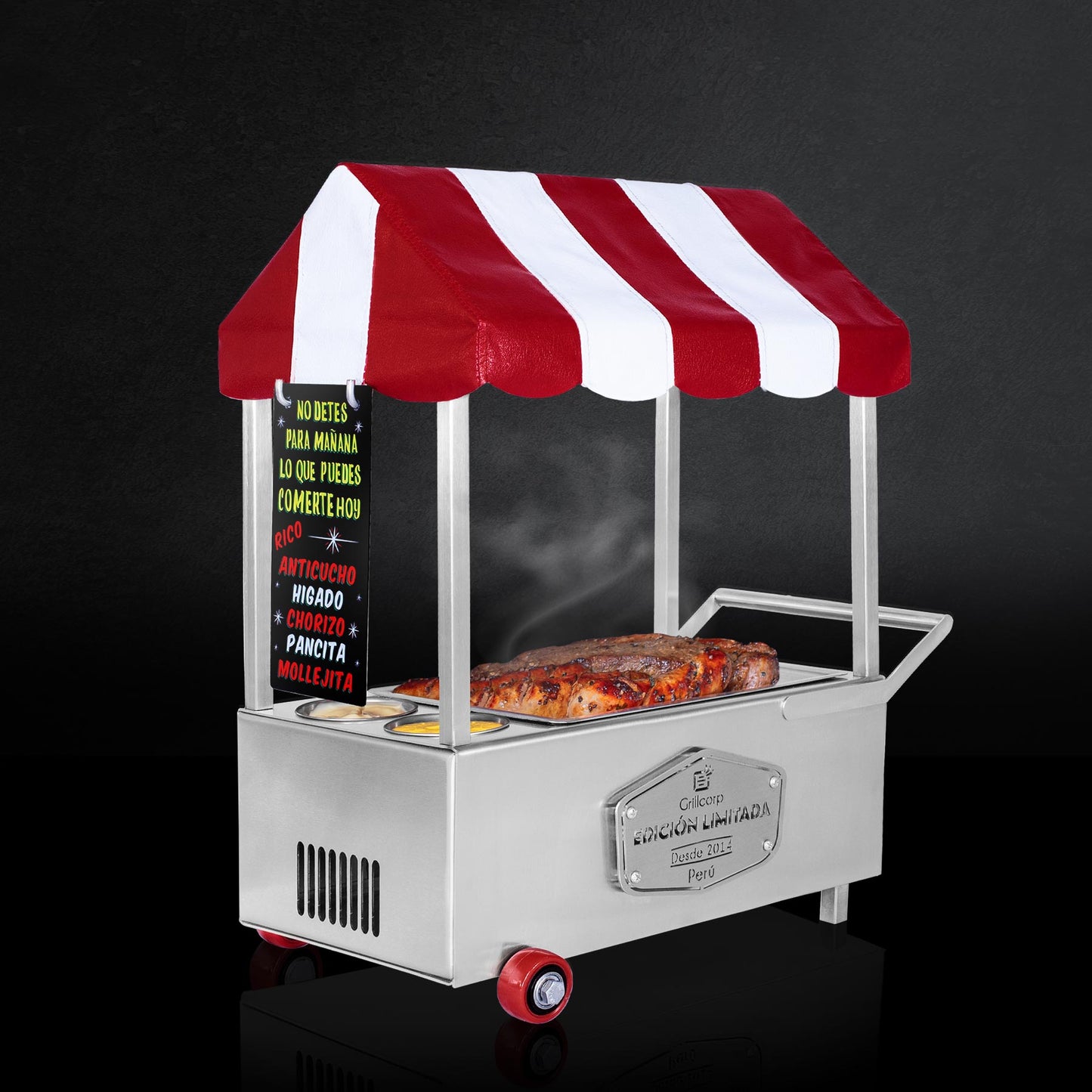 Carrito Anticuchero Edición Especial - Grillcorp