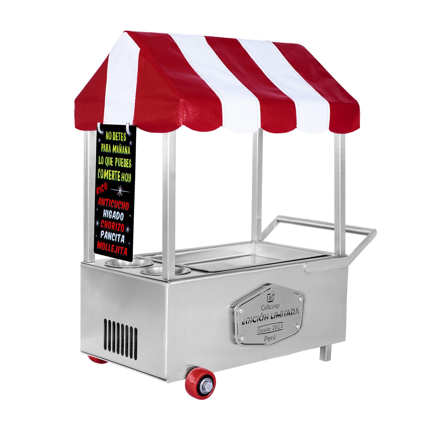 Carrito Anticuchero Edición Especial - Grillcorp