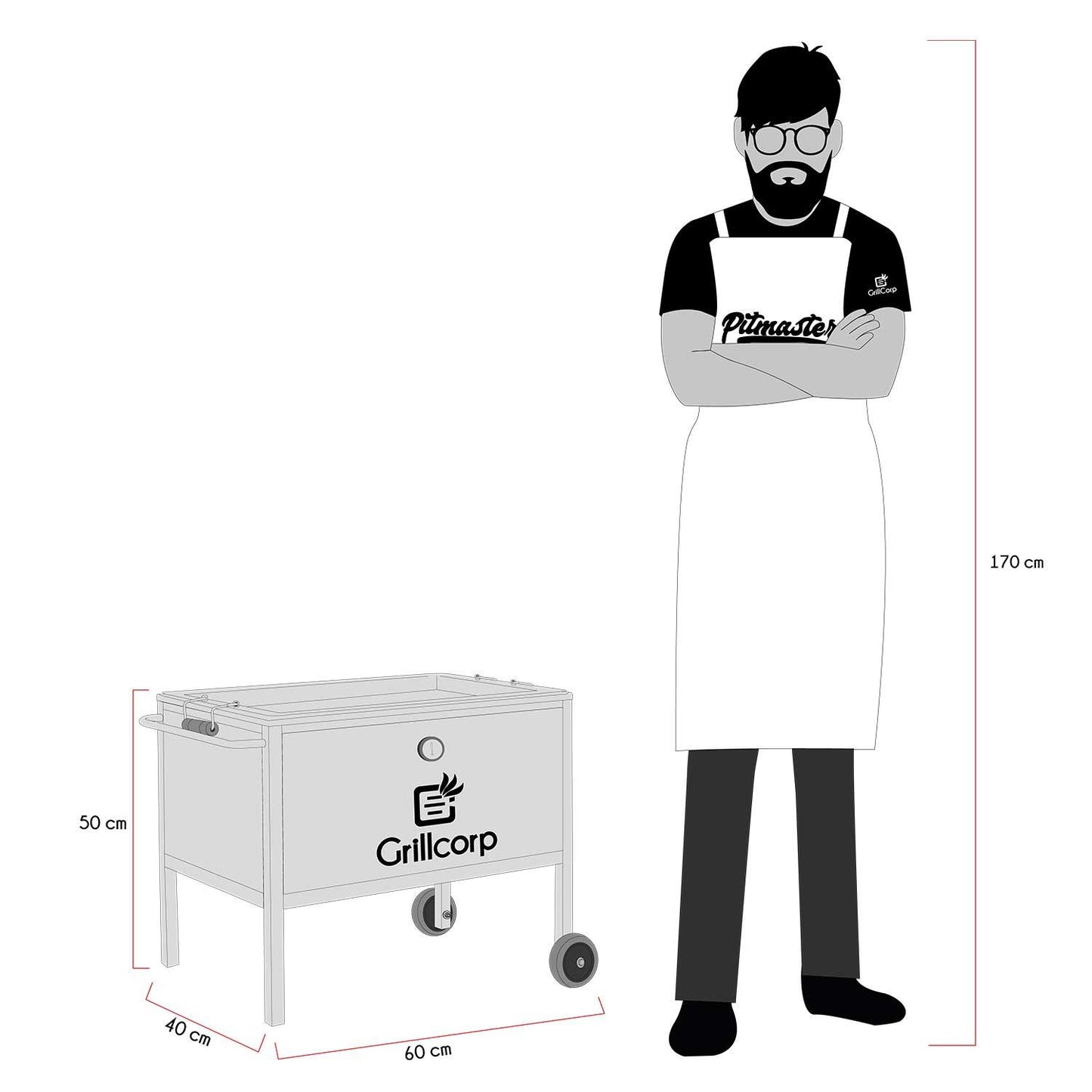 Caja China Junior de Acero Inoxidable