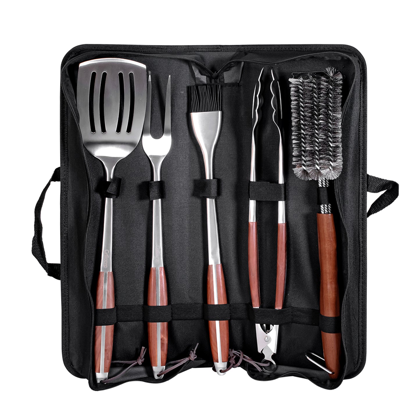 Set Profesional de Utensilios Parrilleros de 6 piezas