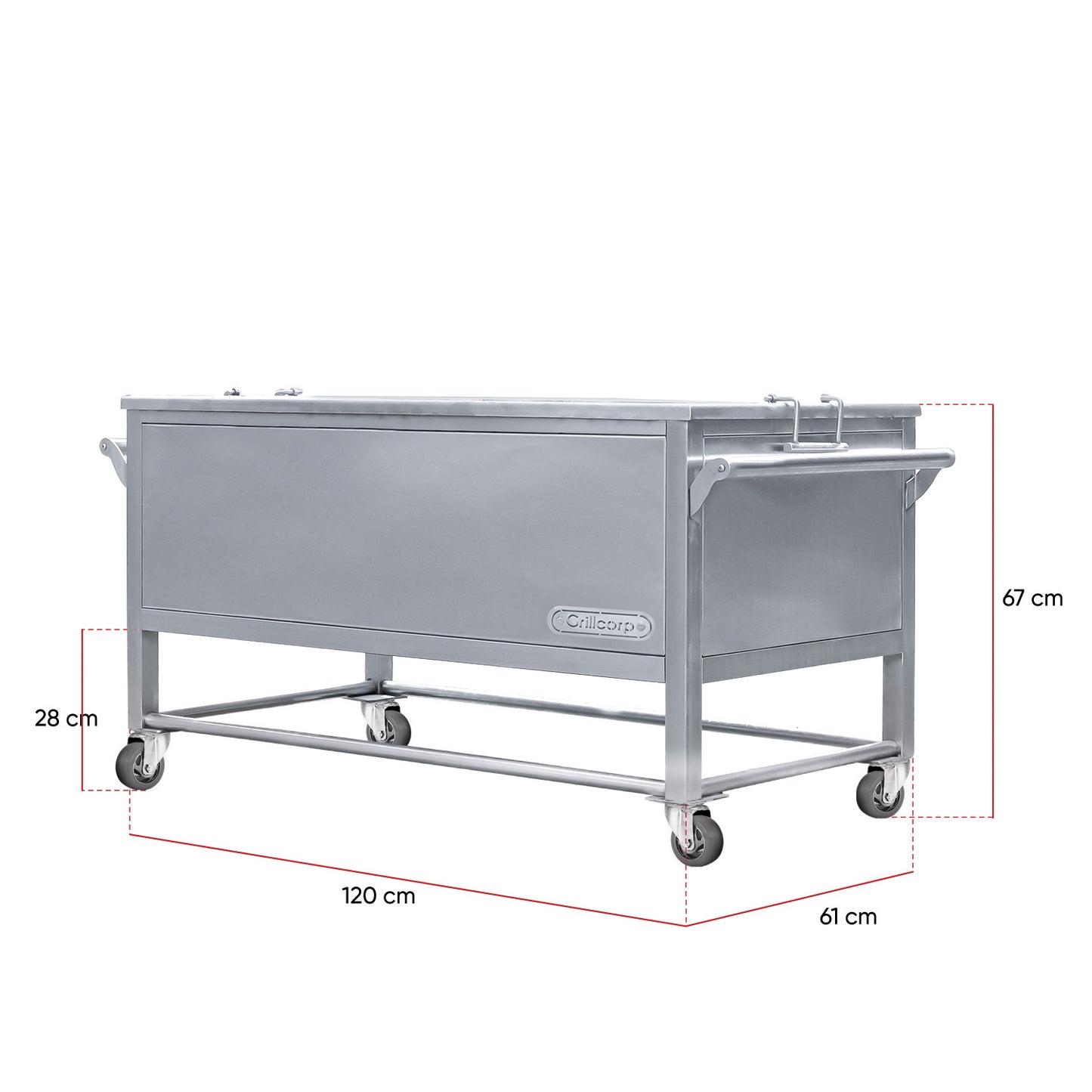 Caja China Extra Grande Inoxidable
