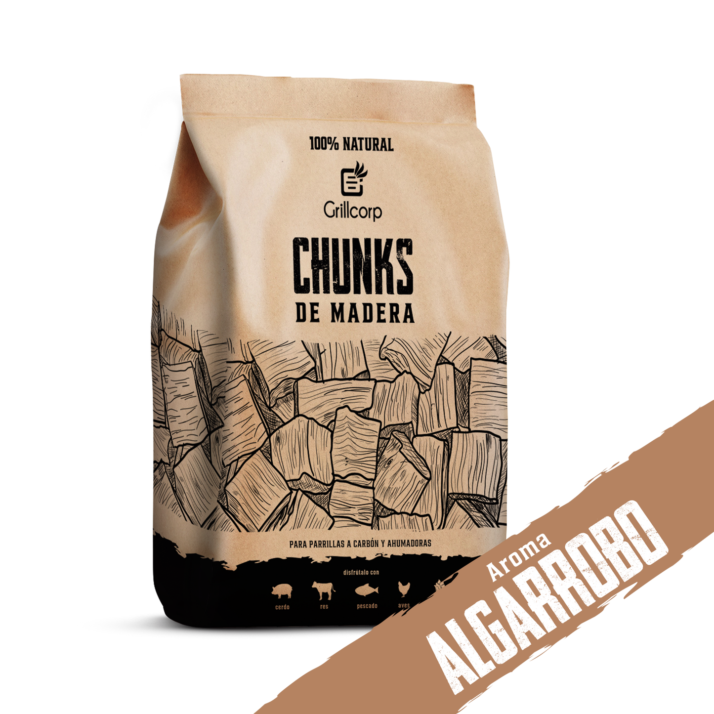 Chunks de Madera para Ahumar de 1.5kg