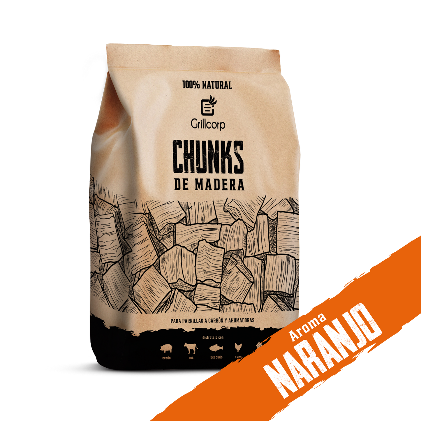 Chunks de Madera para Ahumar de 1.5kg