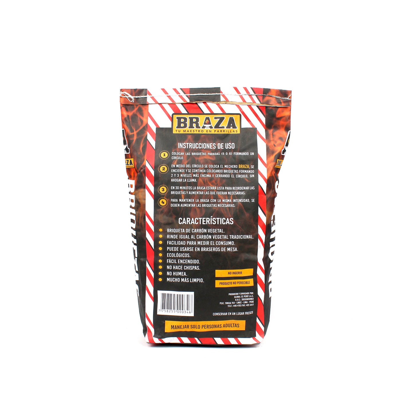 Briquetas de 3Kg - Braza
