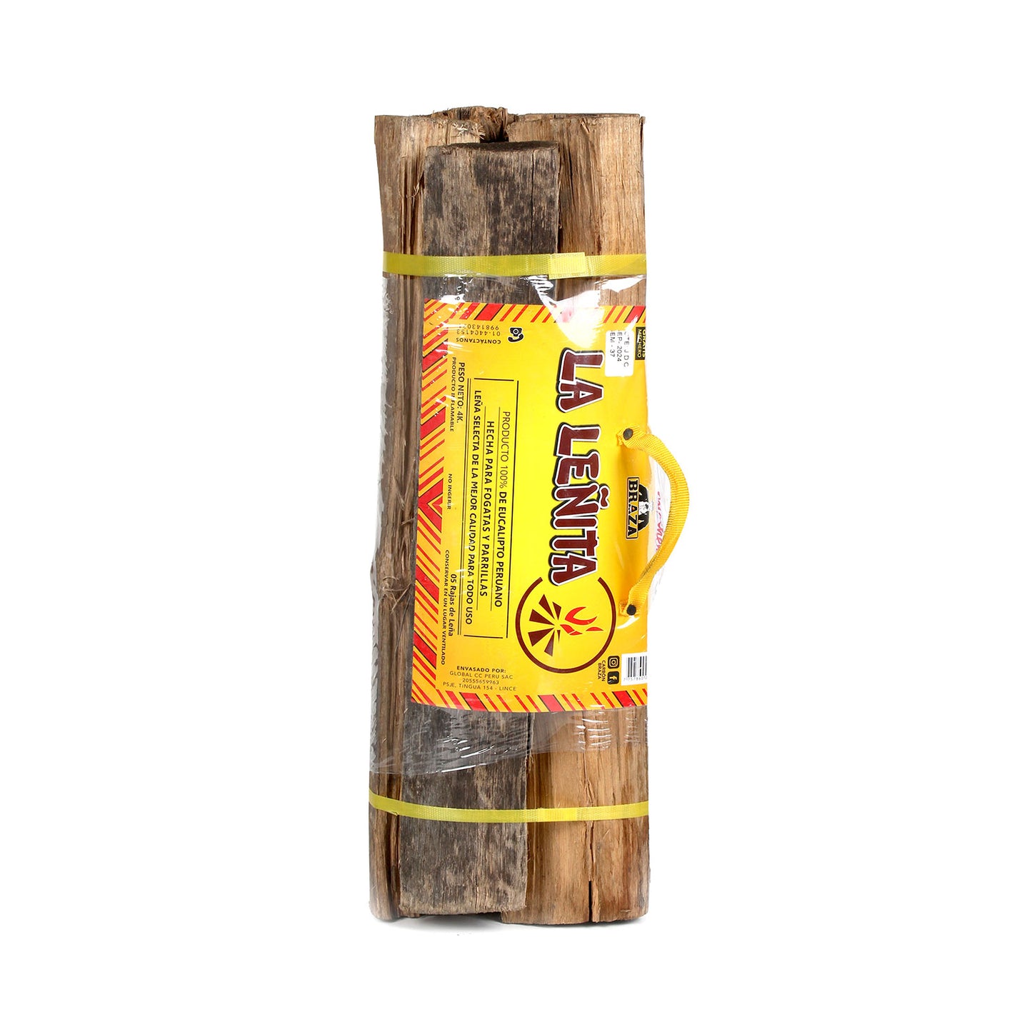 Leña de Eucalipto de 4Kg - Braza