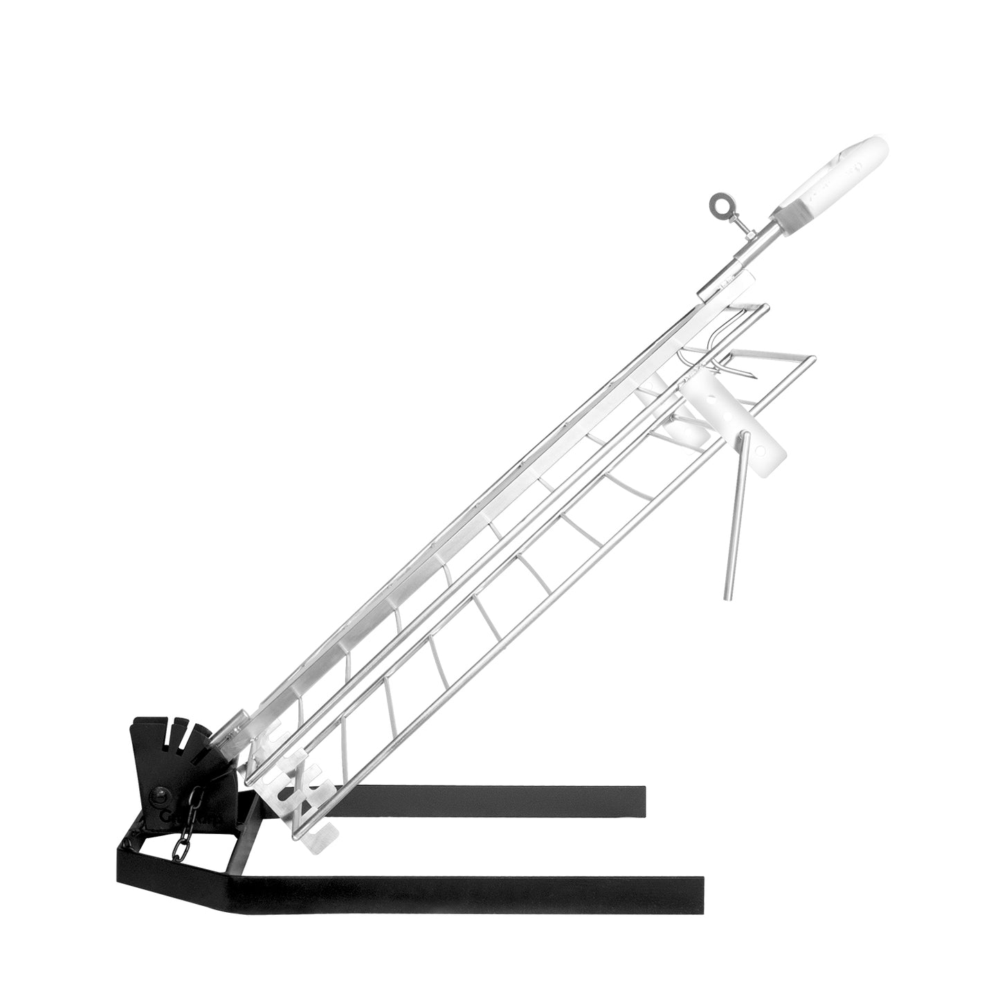 Combo Estaca Inoxidable 60 x 40 cm + Pack carbón y leña