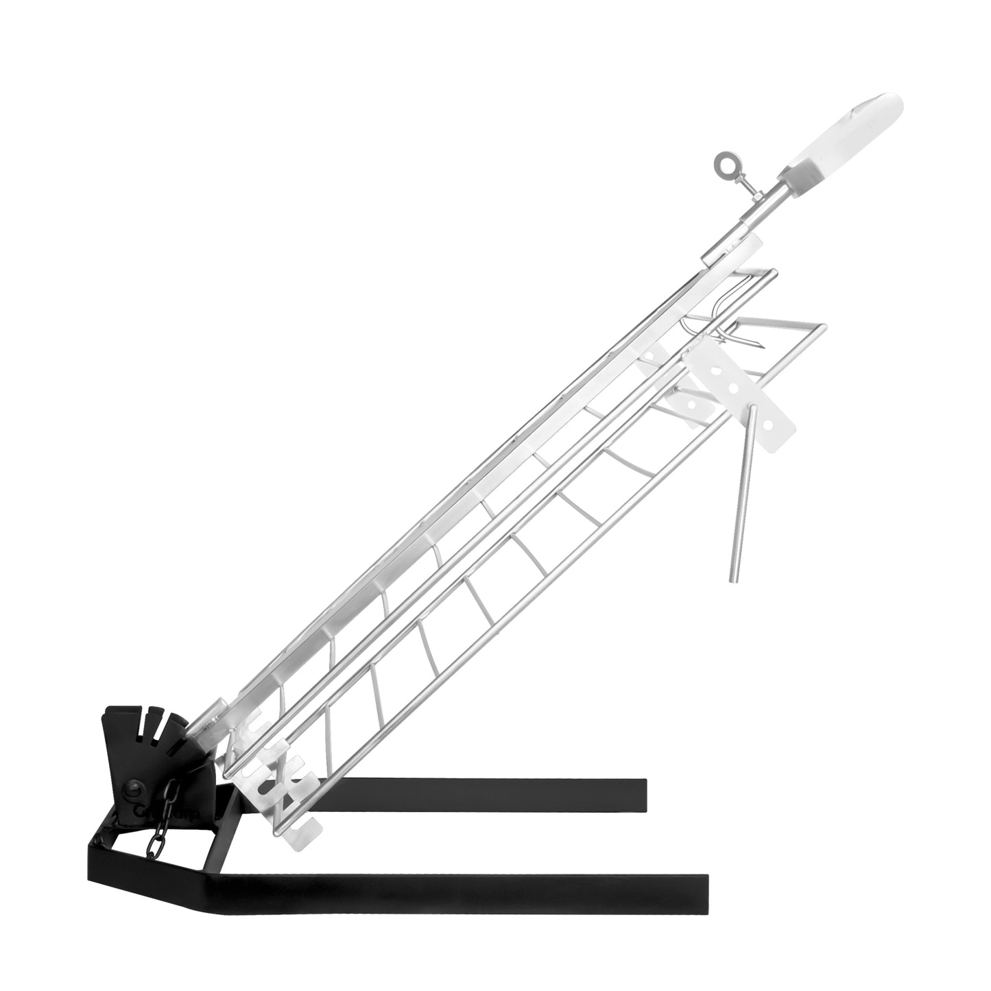 Combo Estaca Inoxidable 75 x 50 cm + Pack carbón y leña