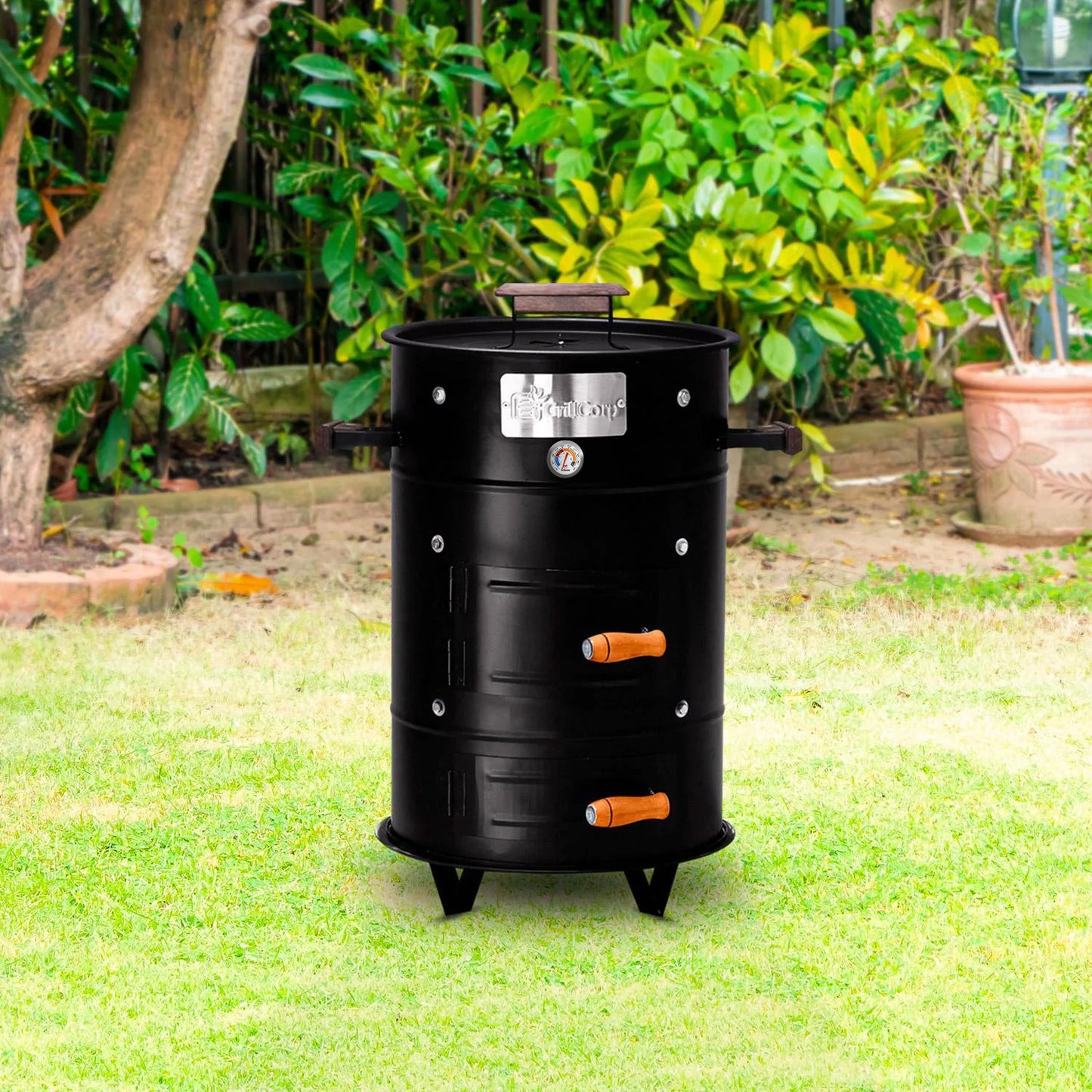 Cilindro Parrillero Ahumador Chico 38cmx70cm