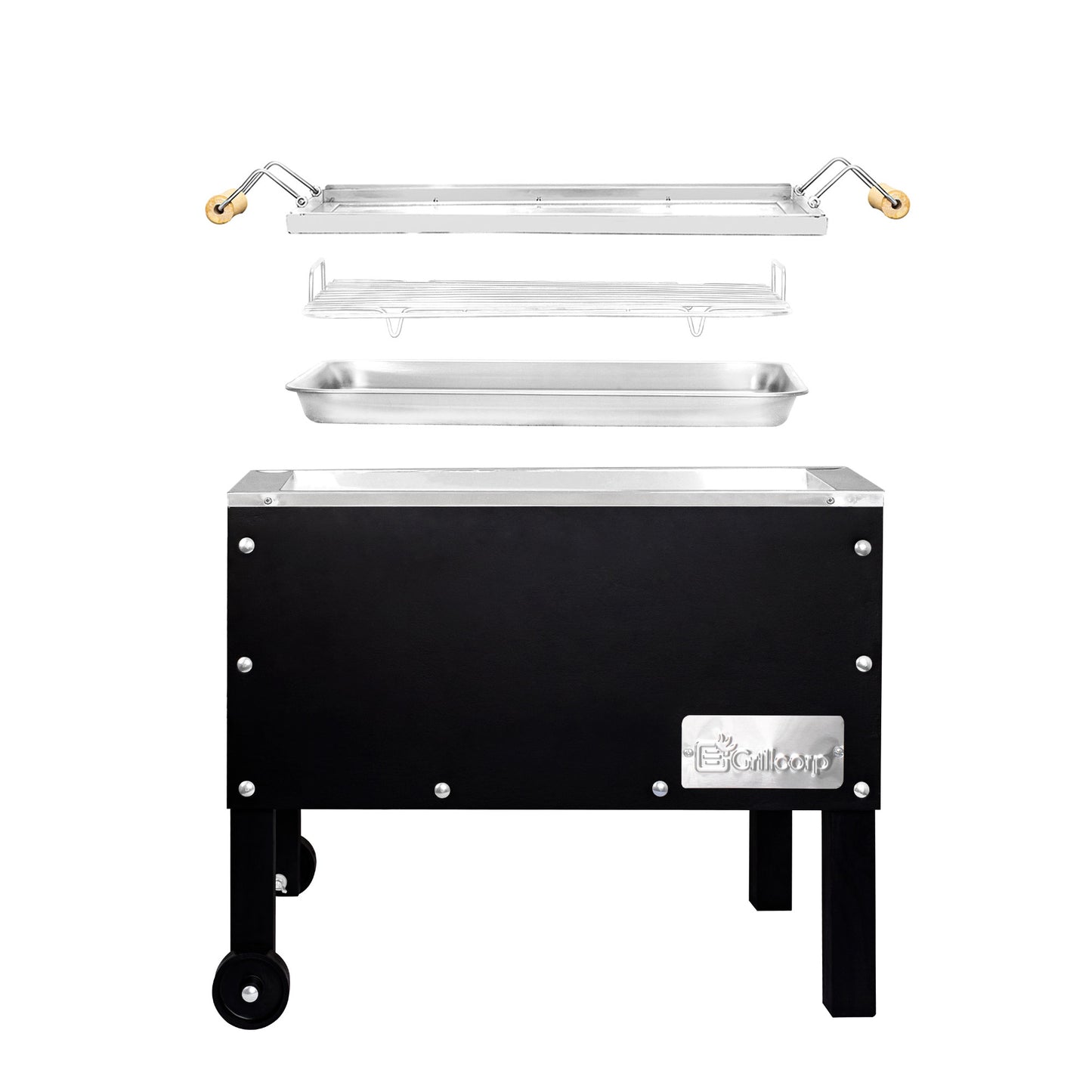 Caja china Junior Black Inoxidable