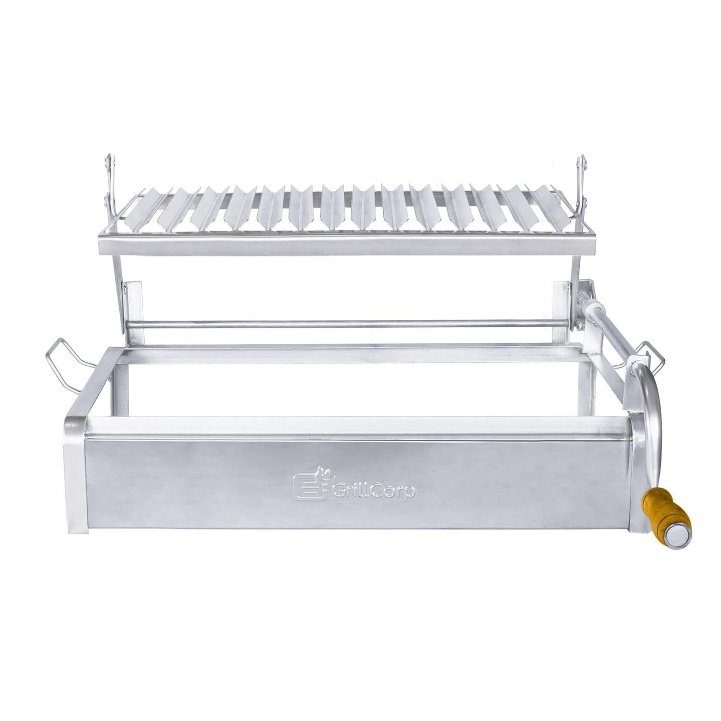 Caja China Mediana Caoba Premium con Parrilla de Levante Mixta