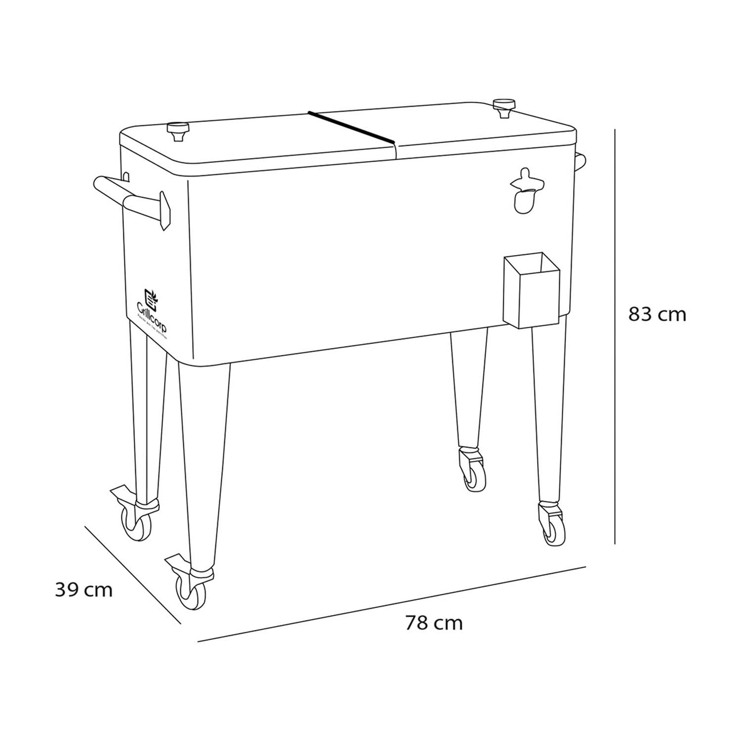 Retrocooler Grande de 73 Litros