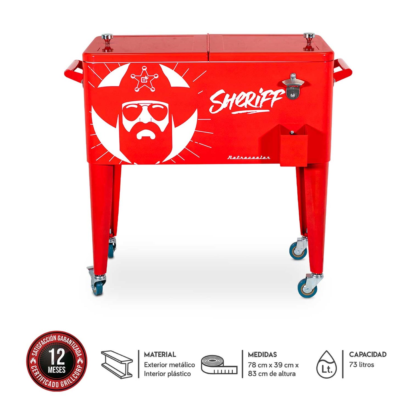 Retrocooler Grande de 73 Litros