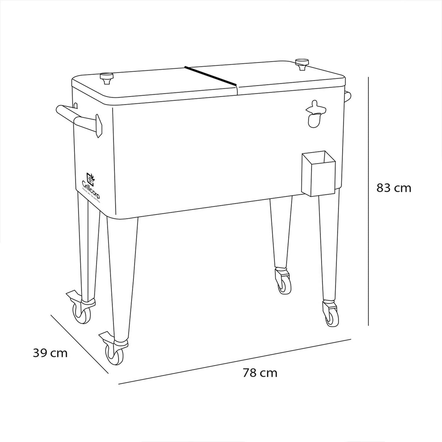 Retrocooler Grande de 73 Litros