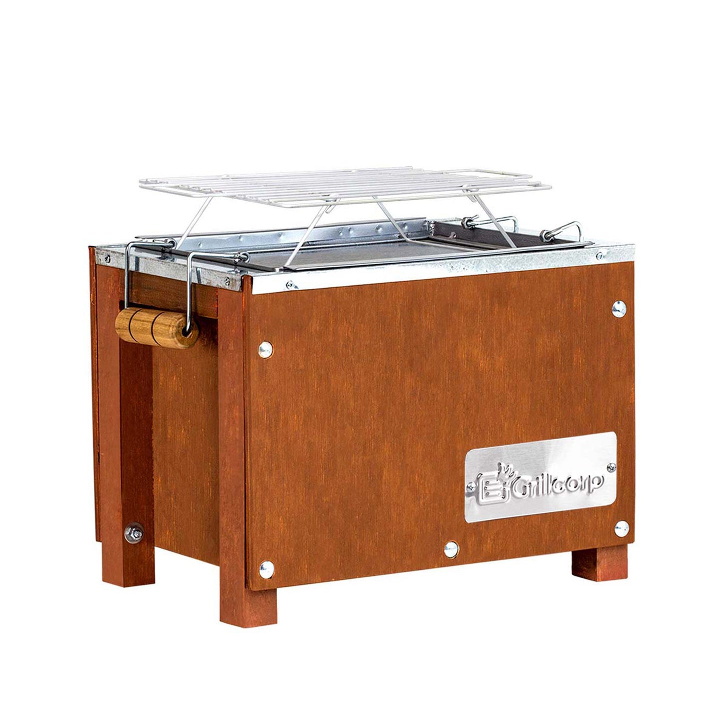 Caja China Mini Caoba Premium con Parrilla de Varillas