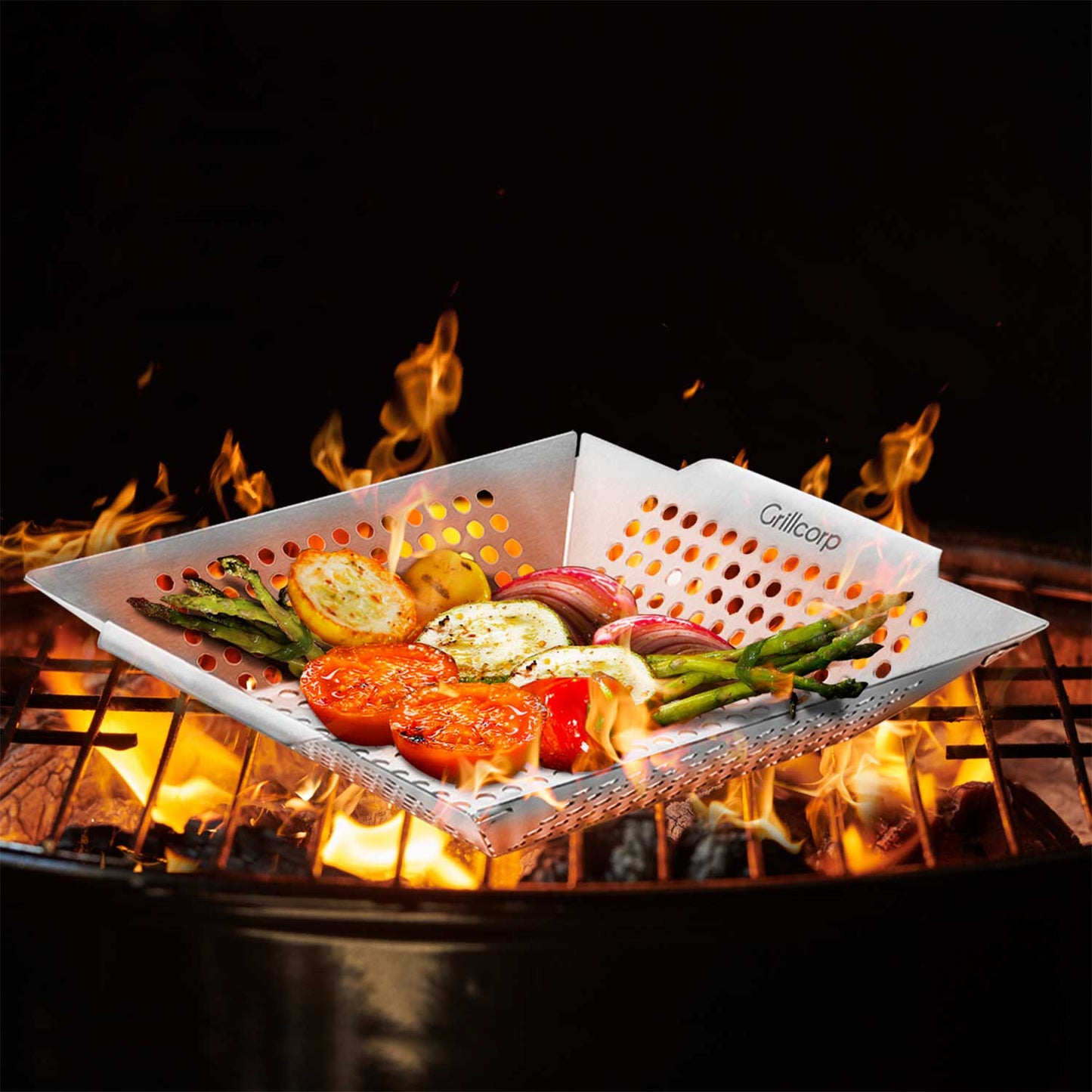 Rack para Vegetales de Acero Inoxidable