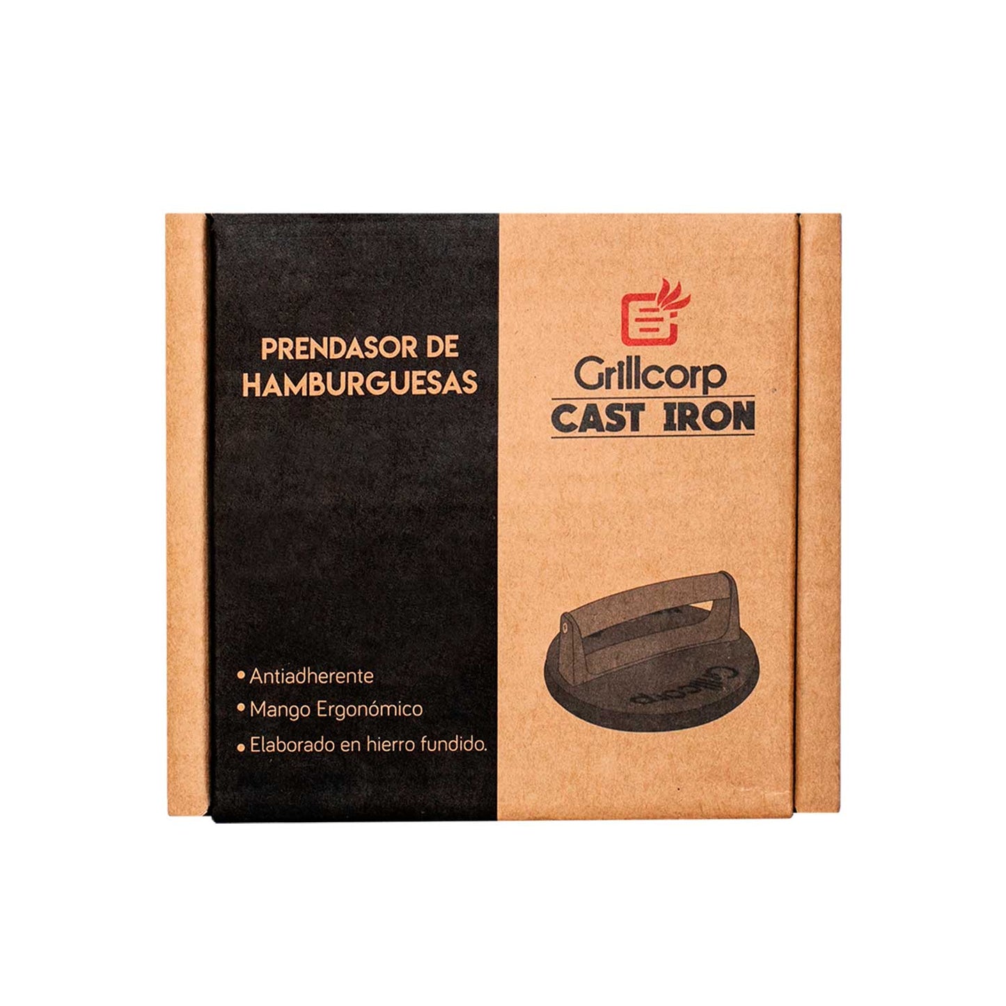 Prensador de Hamburguesa de Hierro fundido