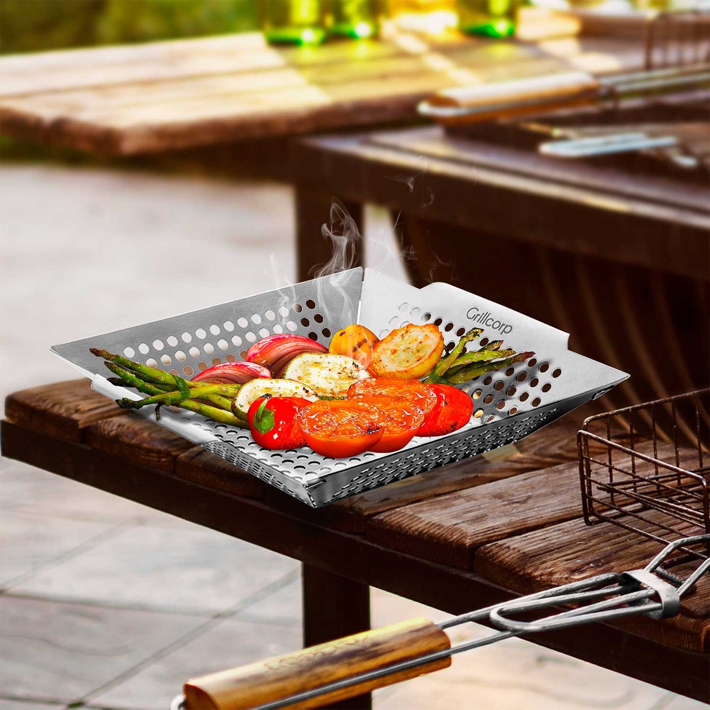 Rack para Vegetales de Acero Inoxidable