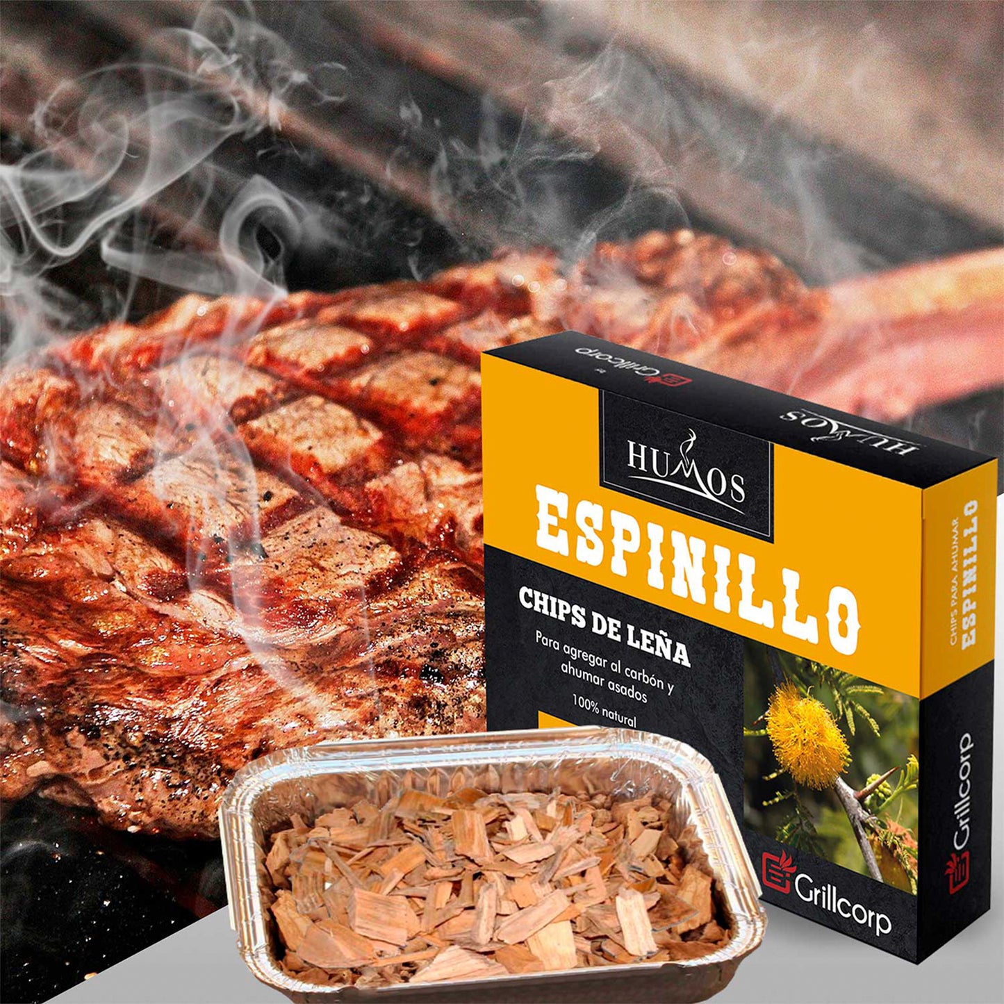 Astillas de leña Espinillo de 140gr