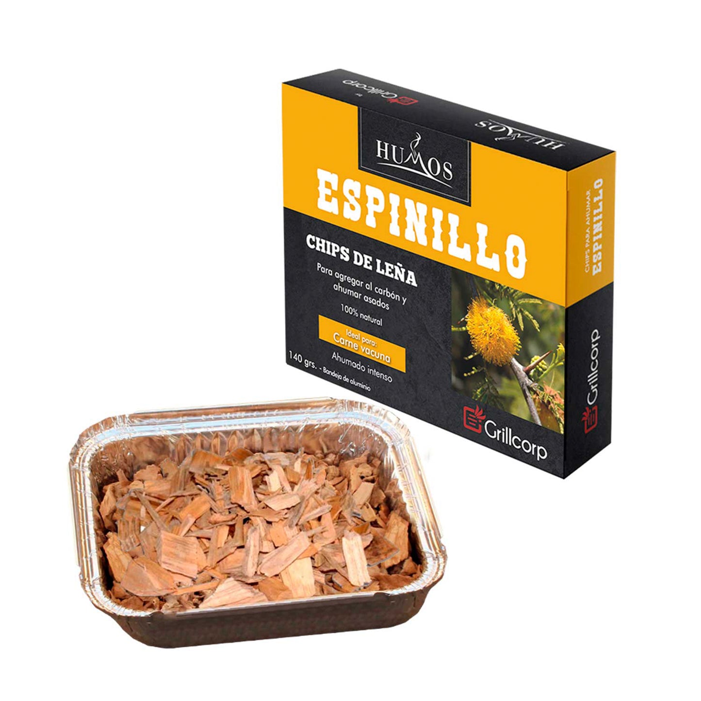 Pack de Astillas de Manzano, Olivo, Espinillo y Nogal de 140g