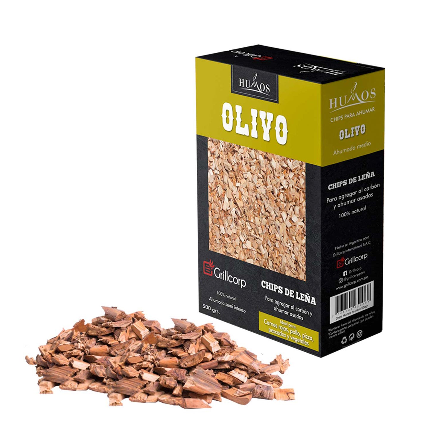 Astillas de leña Olivo de 500gr