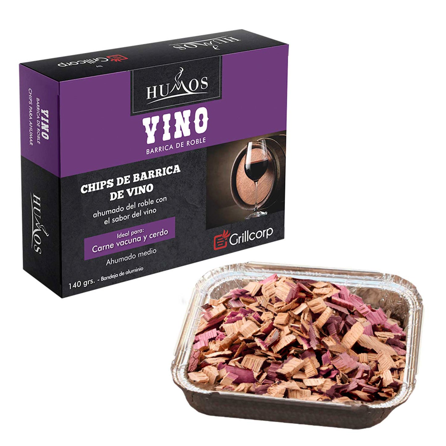 Astillas de leña Vino de 140gr