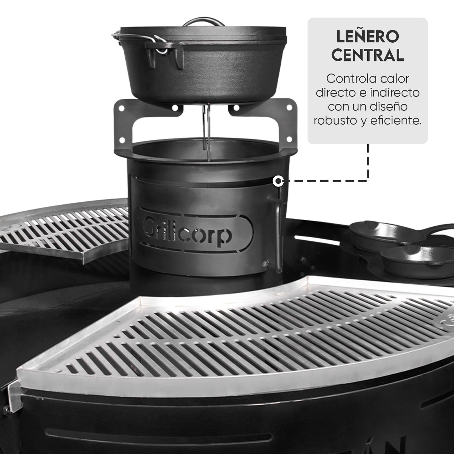Domo Fogonero TITÁN de 90 cm | Grillcorp