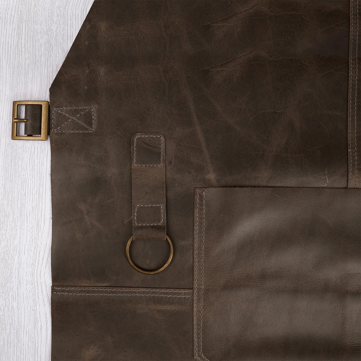 Mandil de cuero Collage Mr. Apron