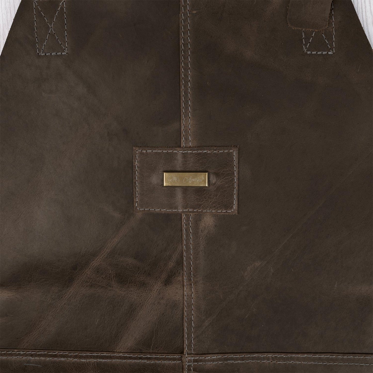 Mandil de cuero Collage Mr. Apron