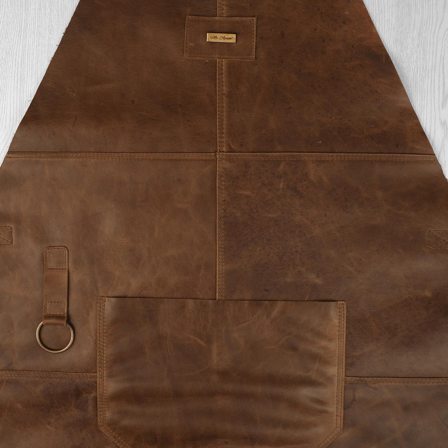 Mandil de cuero Collage Mr. Apron