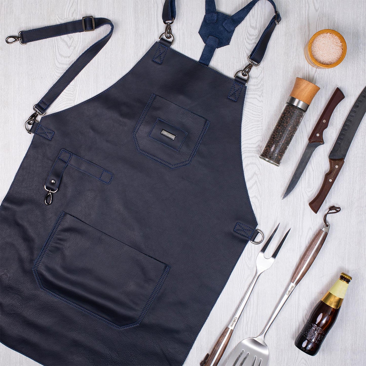Mandil de cuero Premium Mr. Apron