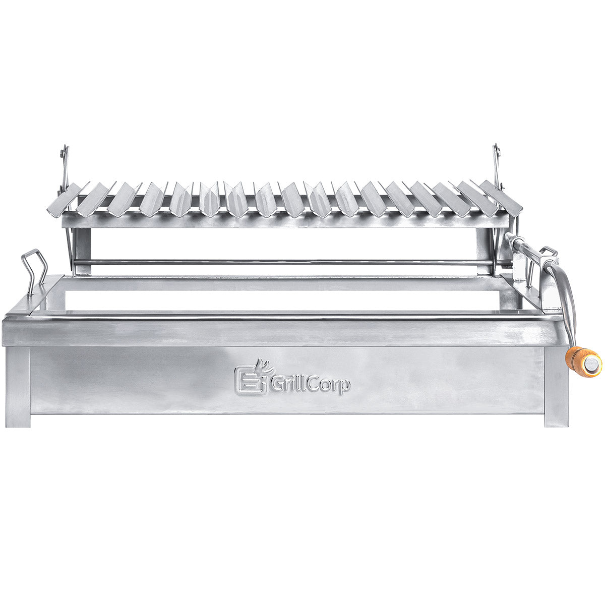 Parrilla Empotrable con sistema de levante Inoxidable Grande 40cm x 69cm