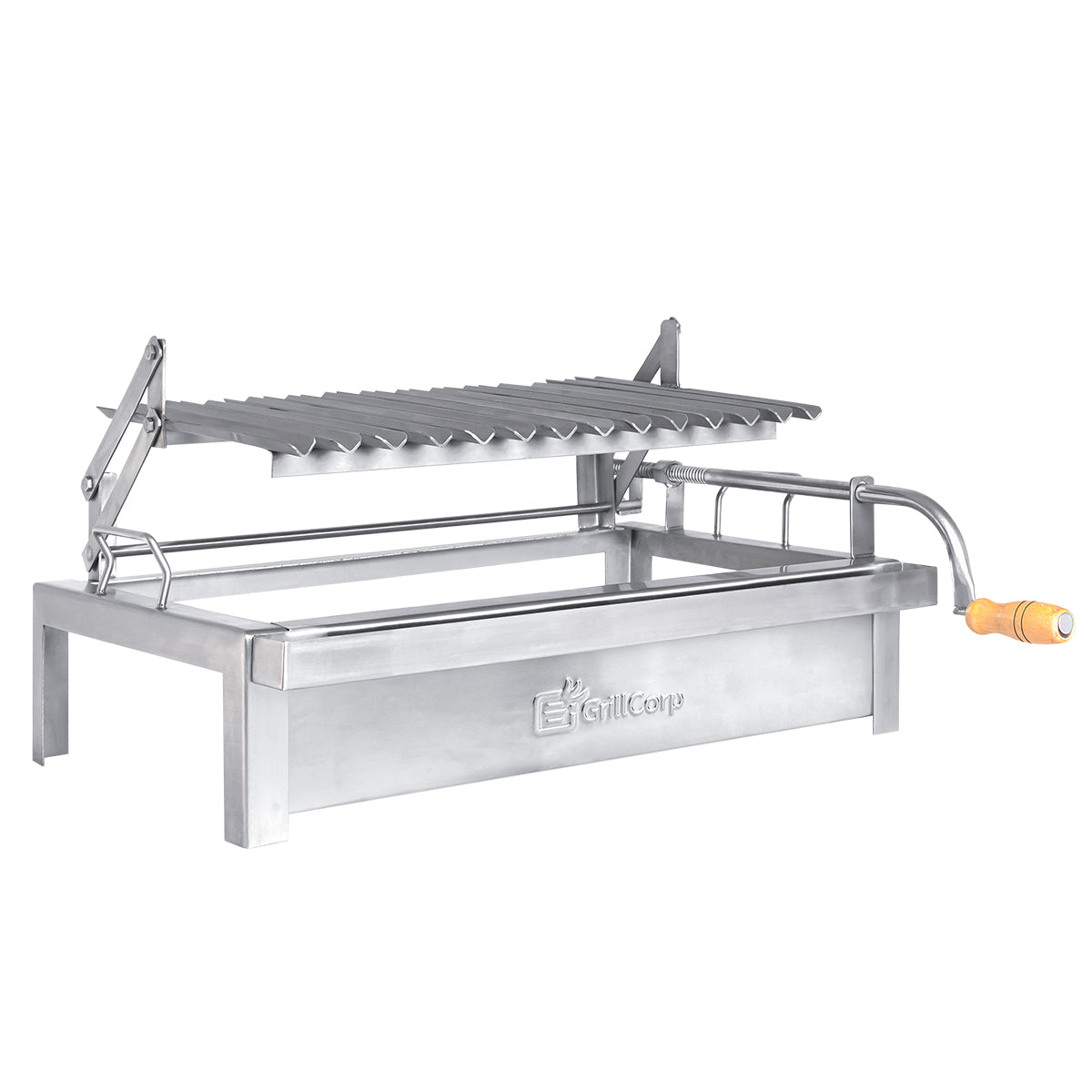 Parrilla Empotrable con sistema de levante Inoxidable Mediana 35cm x 59cm