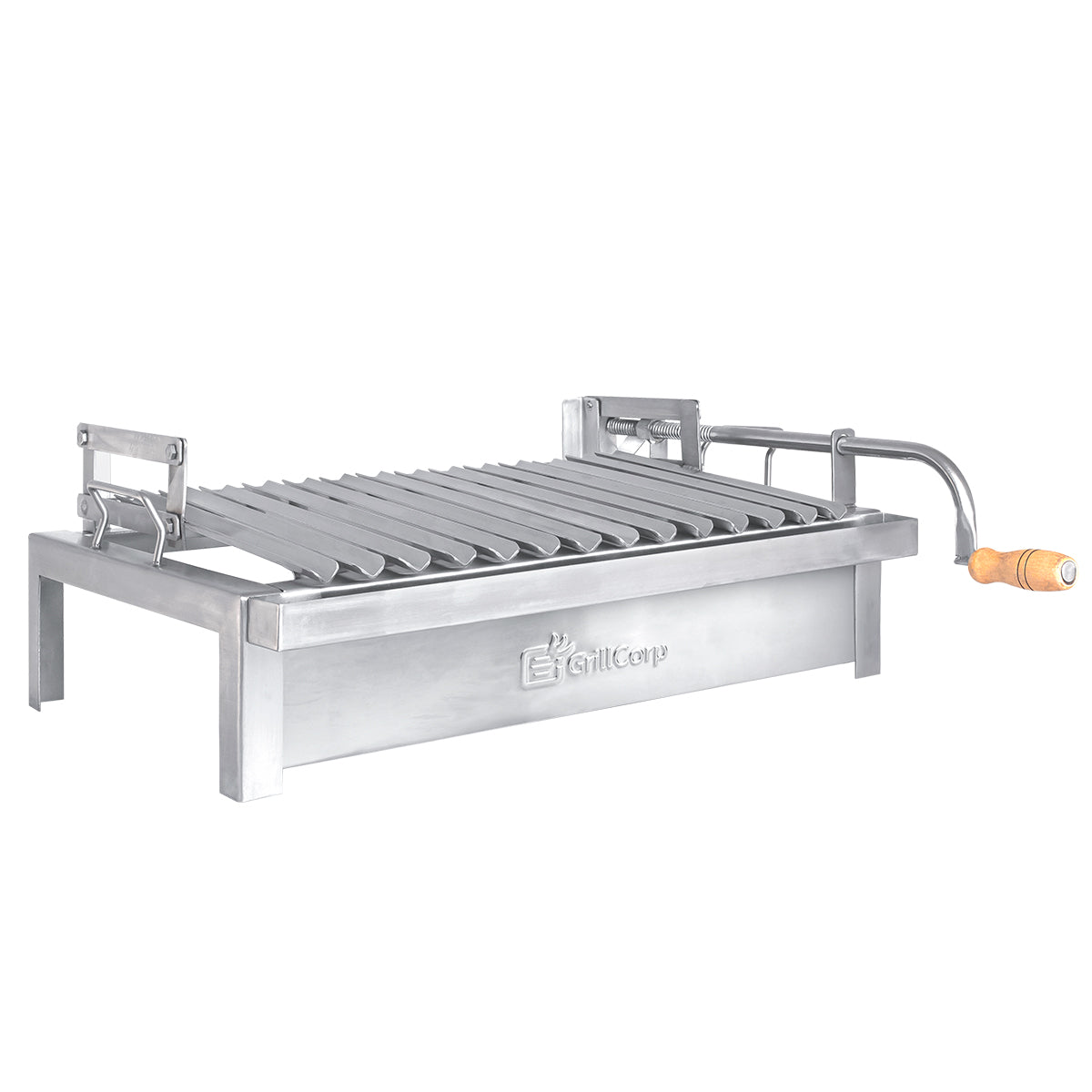 Parrilla Empotrable con sistema de levante Inoxidable Mediana 35cm x 59cm