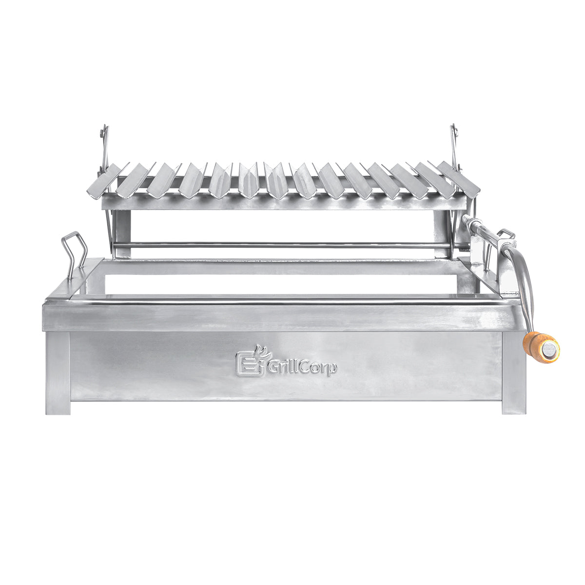 Parrilla Empotrable con sistema de levante Inoxidable Mediana 35cm x 59cm