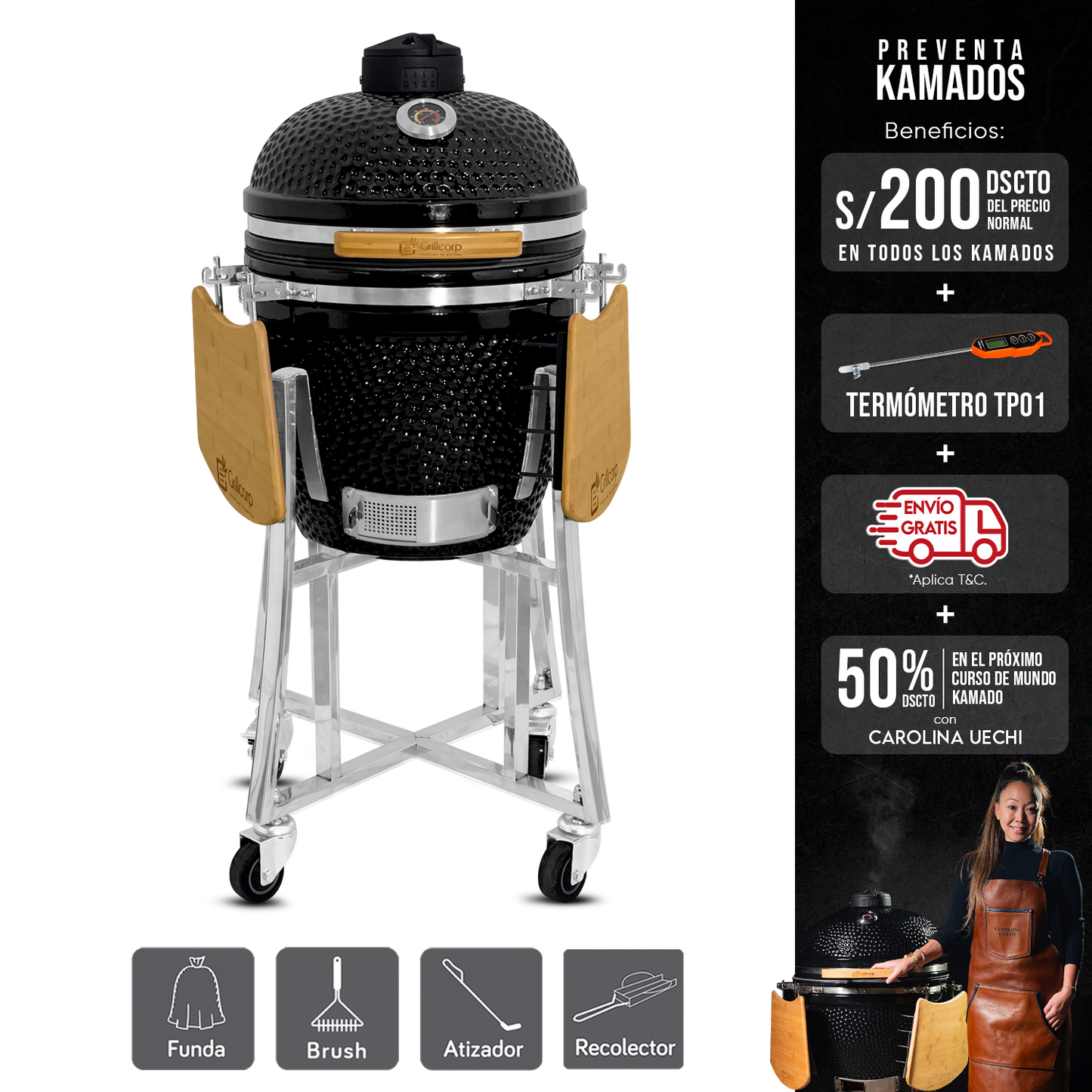 Kamado Clásico 18"