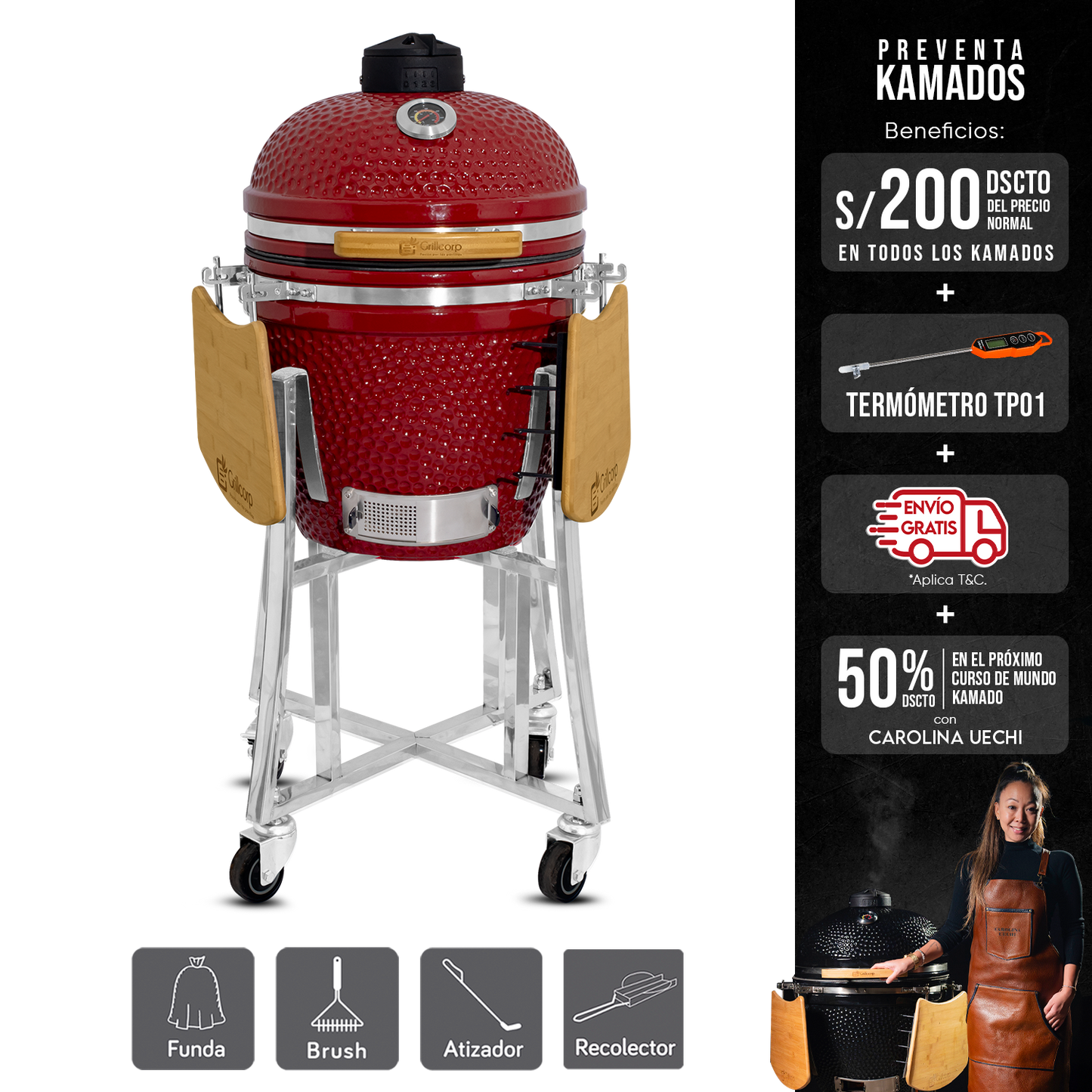Kamado Clásico 18"