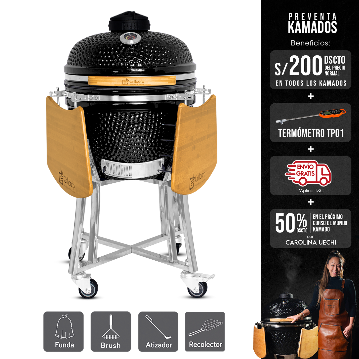 Kamado Clásico 20"