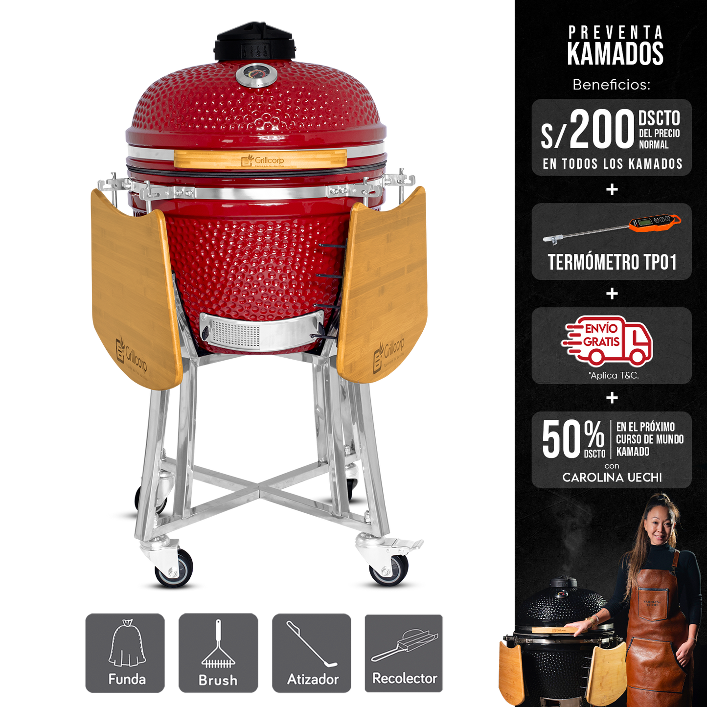 Kamado Clásico 20"