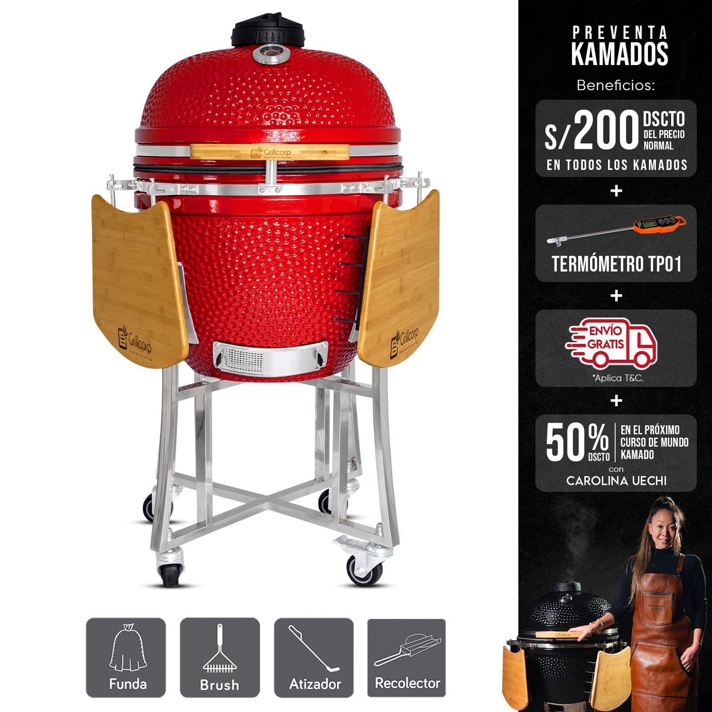 Kamado Clásico 23"