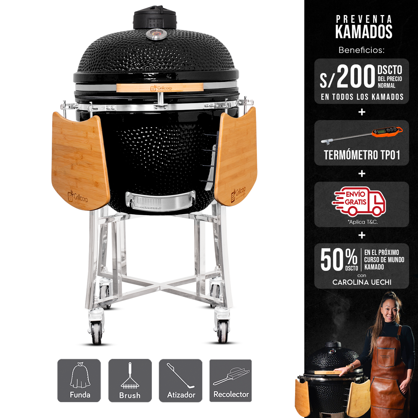 Kamado Clásico 25"