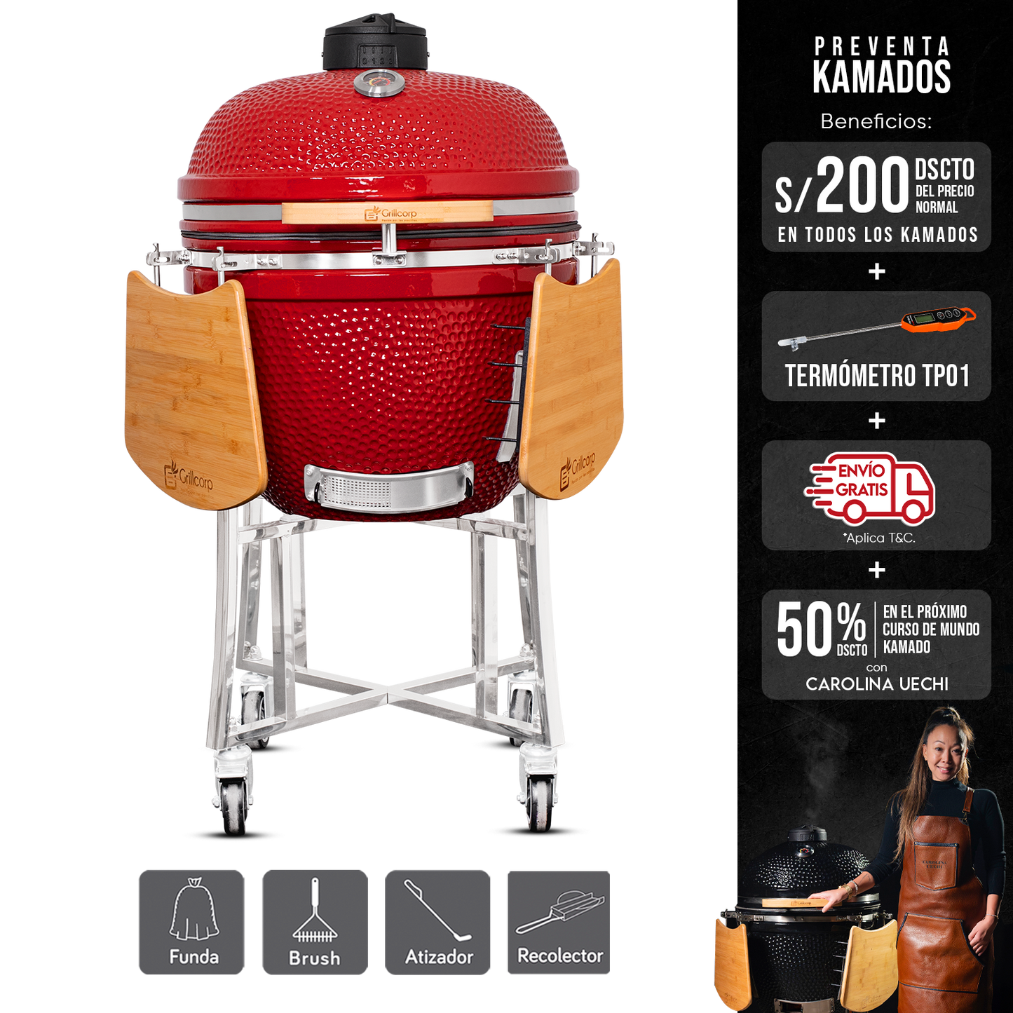 Kamado Clásico 25"