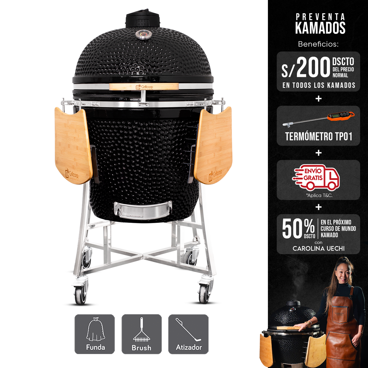 Kamado Clásico 27"