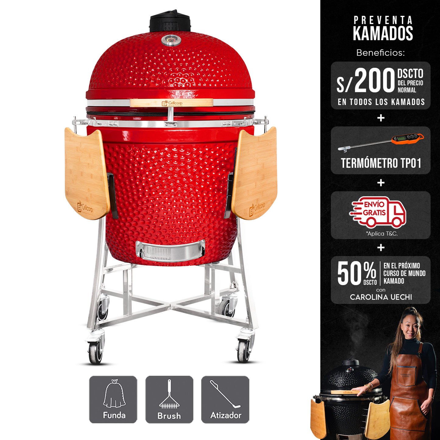 Kamado Clásico 27"