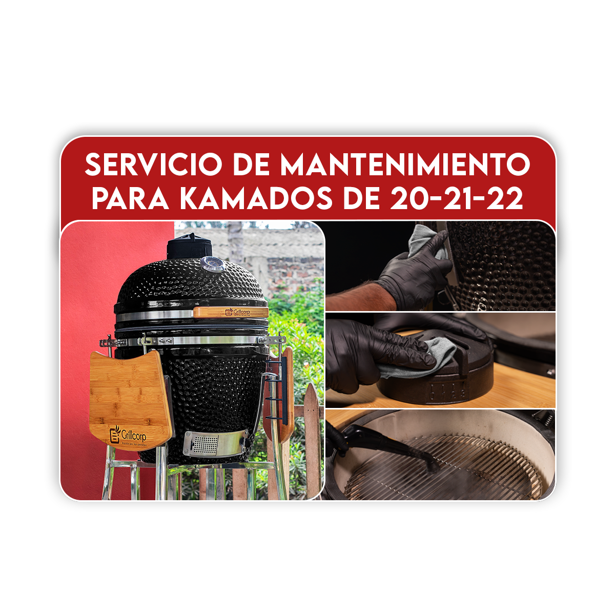 Servicio de mantenimiento premium para Kamado de 20-21-22