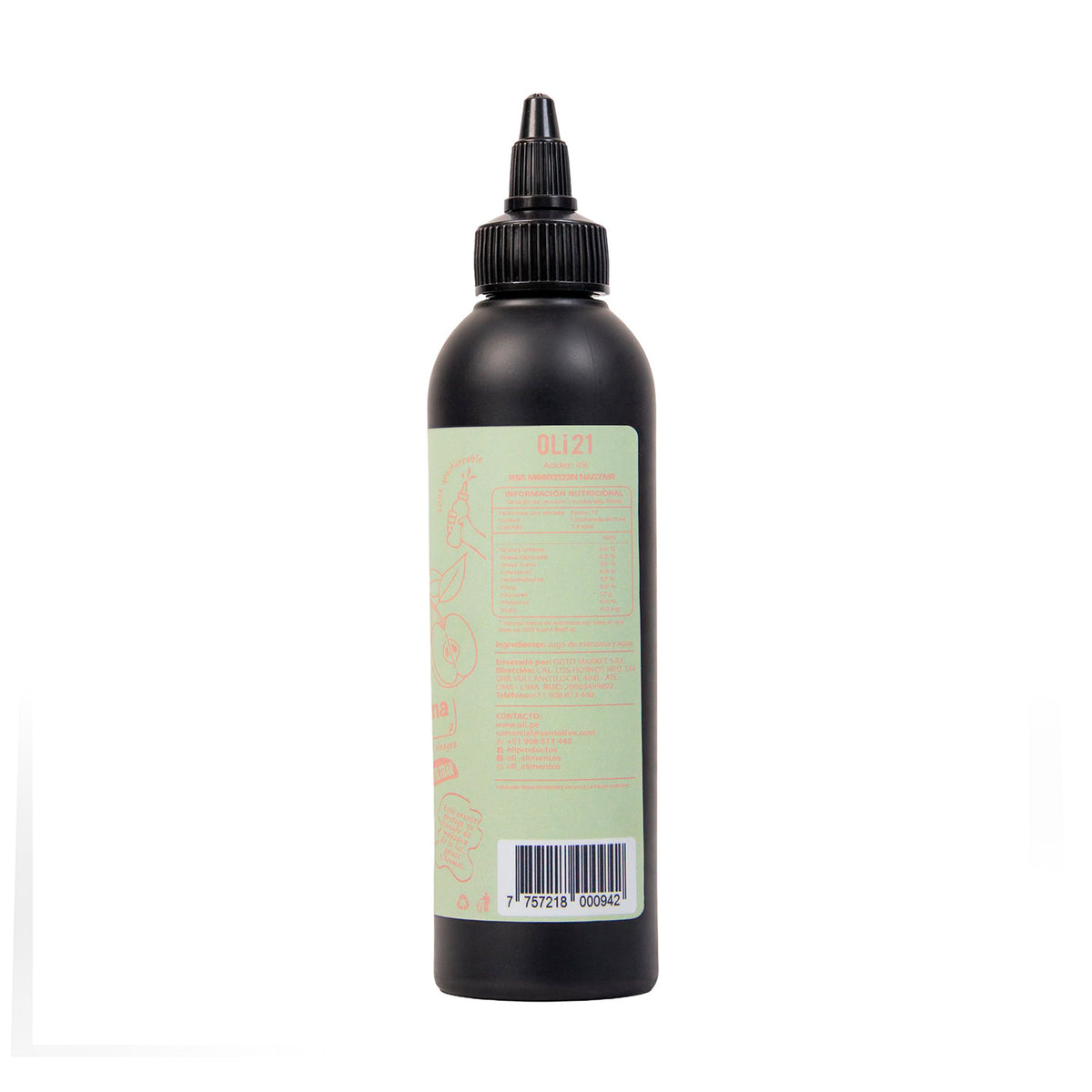 Vinagre de Manzana Sin Filtrar 250 ml | OLI