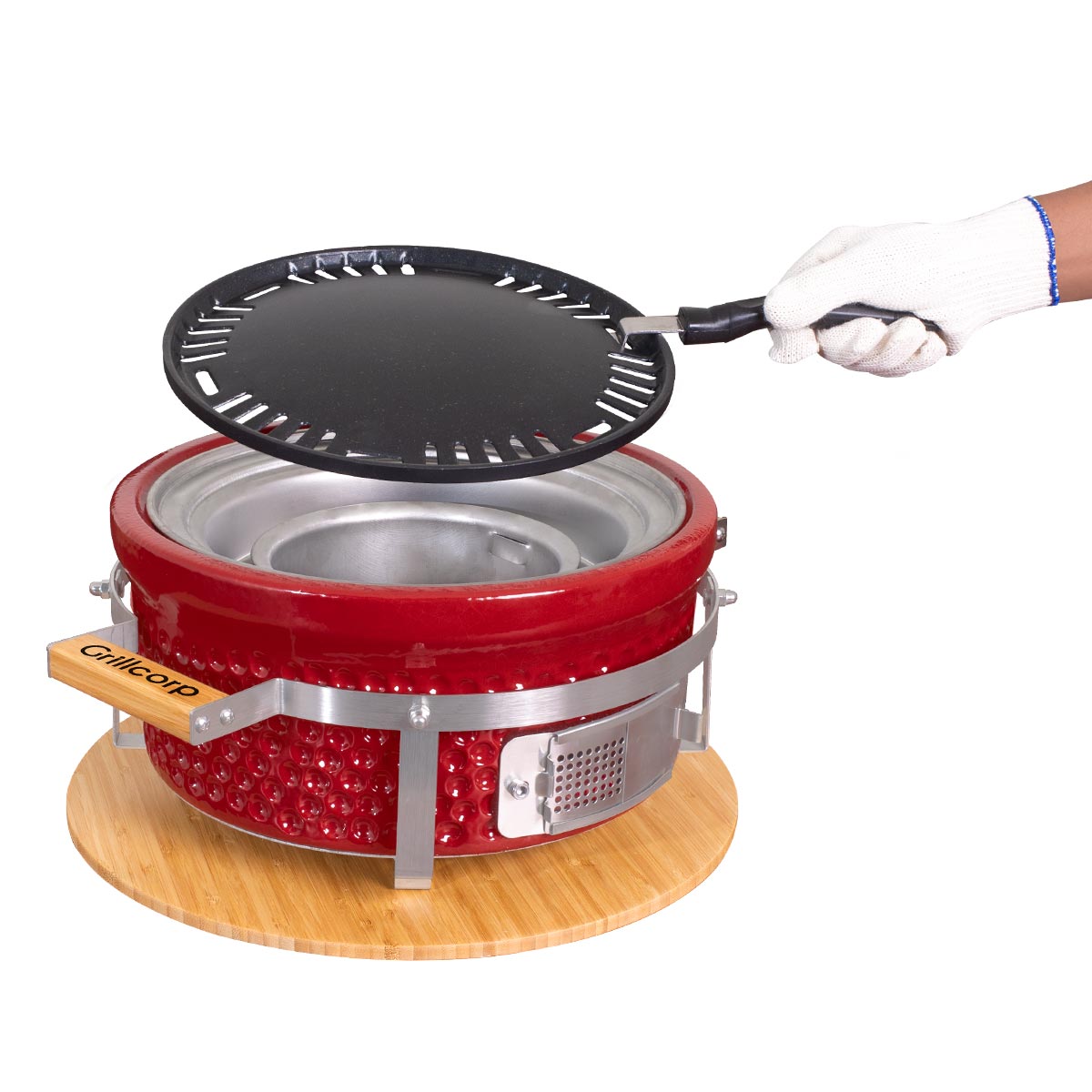 Parrilla cerámica Redonda de mesa Hibachi | Grillcorp