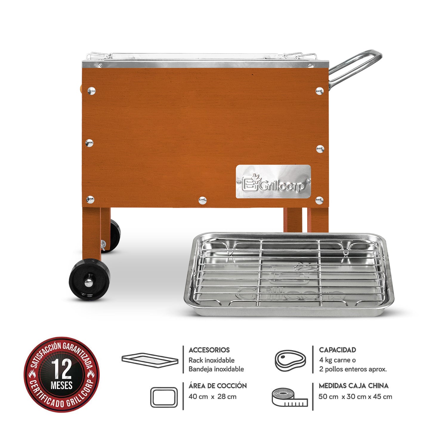 Caja China Chica Caoba Premium
